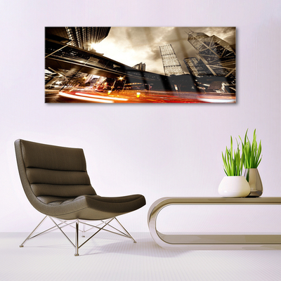 Glasbild aus Plexiglas® Stadt Gebäude