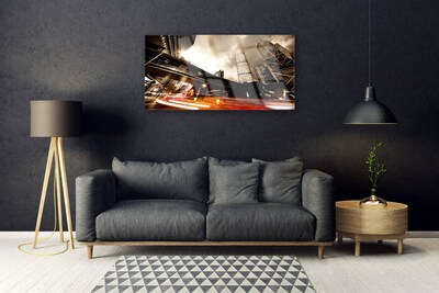 Glasbild aus Plexiglas® Stadt Gebäude