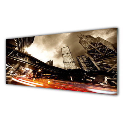 Glasbild aus Plexiglas® Stadt Gebäude