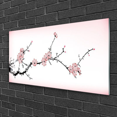 Glasbild aus Plexiglas® Blumen Pflanzen