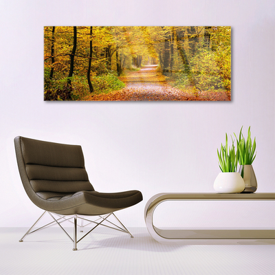 Glasbild aus Plexiglas® Wald Natur