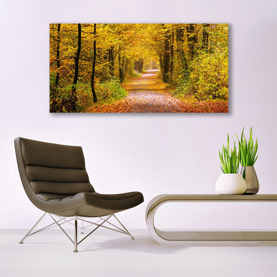 Glasbild aus Plexiglas® Wald Natur