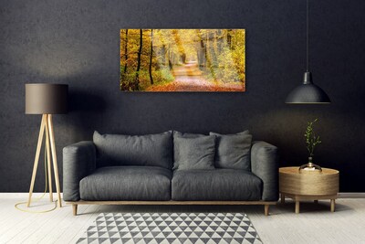 Glasbild aus Plexiglas® Wald Natur