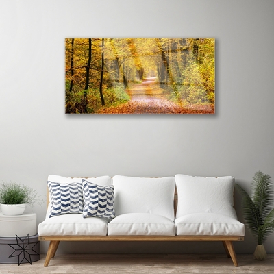 Glasbild aus Plexiglas® Wald Natur