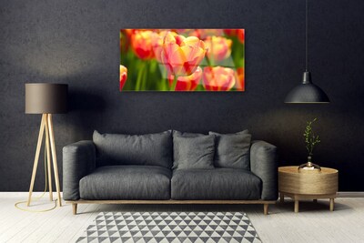 Glasbild aus Plexiglas® Tulpen Pflanzen