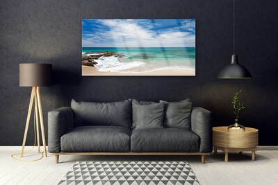 Glasbild aus Plexiglas® Strand Meer Landschaft