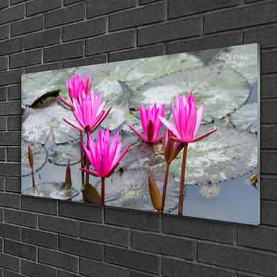 Glasbild aus Plexiglas® Blumen Pflanzen