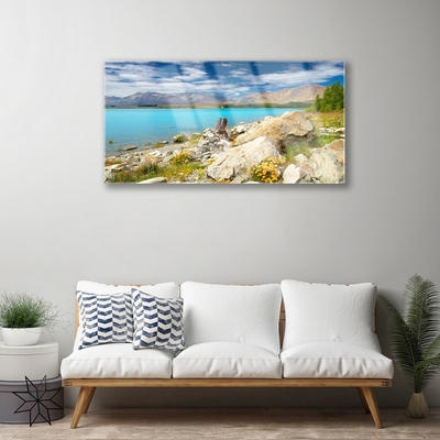 Glasbild aus Plexiglas® Meer Landschaft