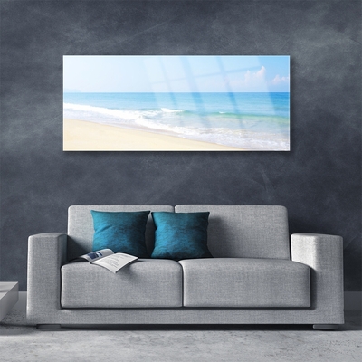 Glasbild aus Plexiglas® Strand Meer Landschaft