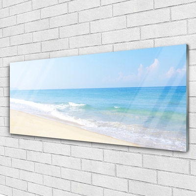 Glasbild aus Plexiglas® Strand Meer Landschaft