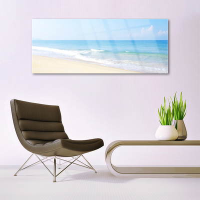 Glasbild aus Plexiglas® Strand Meer Landschaft