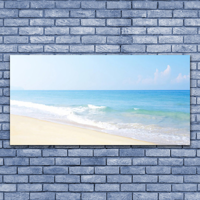 Glasbild aus Plexiglas® Strand Meer Landschaft