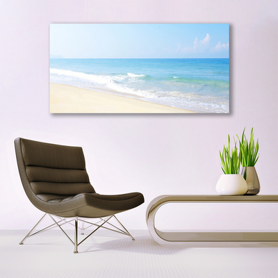 Glasbild aus Plexiglas® Strand Meer Landschaft