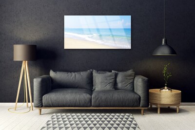 Glasbild aus Plexiglas® Strand Meer Landschaft