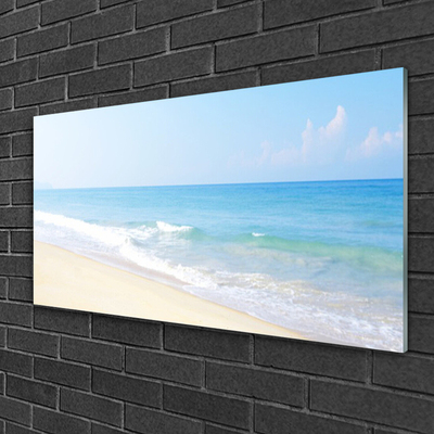 Glasbild aus Plexiglas® Strand Meer Landschaft