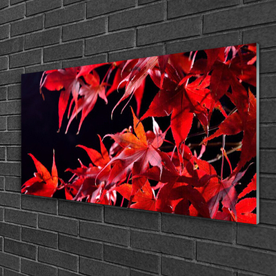 Glasbild aus Plexiglas® Blätter Pflanzen