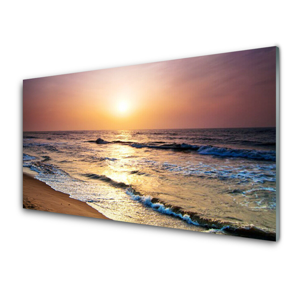 Glasbild aus Plexiglas® Meer Landschaft