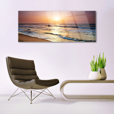 Glasbild aus Plexiglas® Meer Landschaft