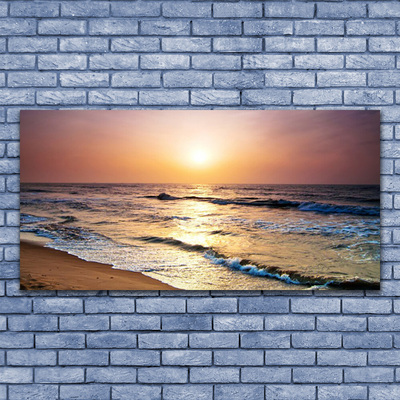 Glasbild aus Plexiglas® Meer Landschaft