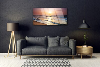 Glasbild aus Plexiglas® Meer Landschaft