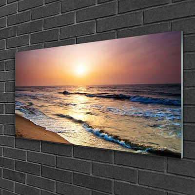 Glasbild aus Plexiglas® Meer Landschaft