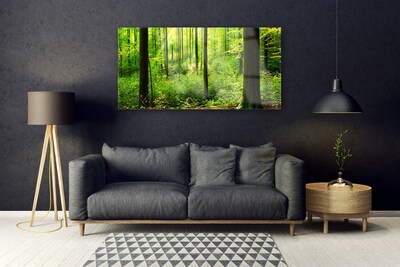 Glasbild aus Plexiglas® Wald Natur