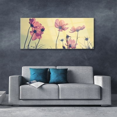 Glasbild aus Plexiglas® Blumen Pflanzen