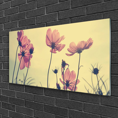 Glasbild aus Plexiglas® Blumen Pflanzen