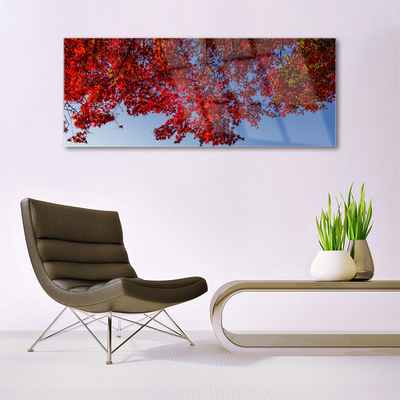 Glasbild aus Plexiglas® Zweige Blätter Pflanzen