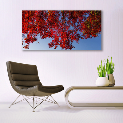 Glasbild aus Plexiglas® Zweige Blätter Pflanzen