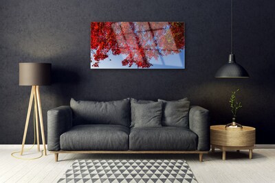 Glasbild aus Plexiglas® Zweige Blätter Pflanzen