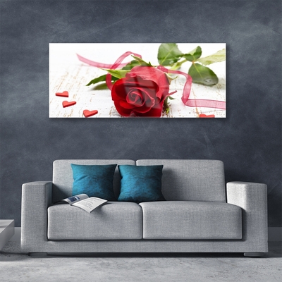Glasbild aus Plexiglas® Rose Pflanzen