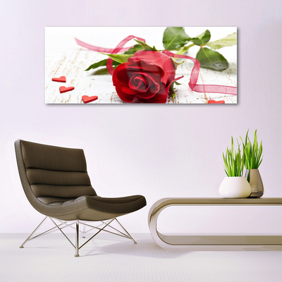 Glasbild aus Plexiglas® Rose Pflanzen