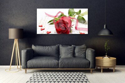 Glasbild aus Plexiglas® Rose Pflanzen