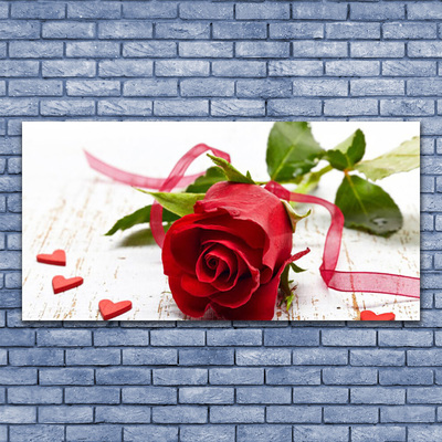 Glasbild aus Plexiglas® Rose Pflanzen