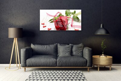 Glasbild aus Plexiglas® Rose Pflanzen
