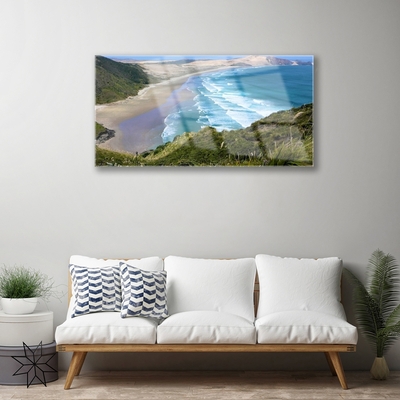 Glasbild aus Plexiglas® Strand Meer Landschaft