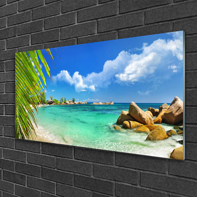 Glasbild aus Plexiglas® Meer Landschaft