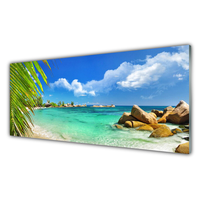 Glasbild aus Plexiglas® Meer Landschaft