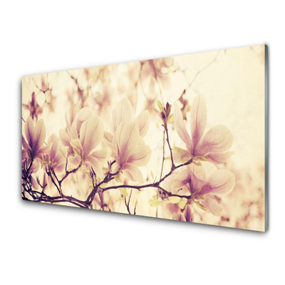 Glasbild aus Plexiglas® Blumen Pflanzen