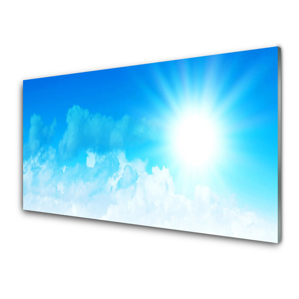 Glasbild aus Plexiglas® Sonne Himmel Landschaft