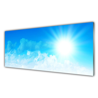 Glasbild aus Plexiglas® Sonne Himmel Landschaft