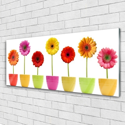 Glasbild aus Plexiglas® Blumen Pflanzen