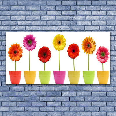 Glasbild aus Plexiglas® Blumen Pflanzen