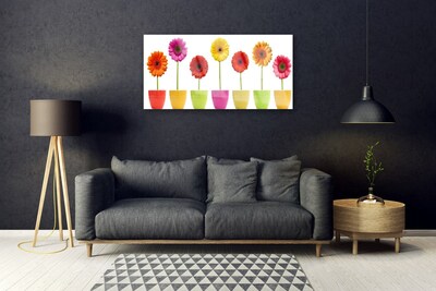 Glasbild aus Plexiglas® Blumen Pflanzen