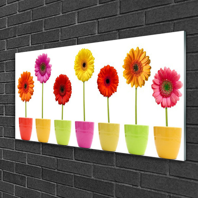 Glasbild aus Plexiglas® Blumen Pflanzen