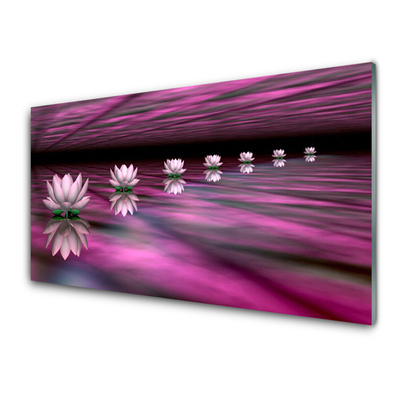 Glasbild aus Plexiglas® Blumen Pflanzen