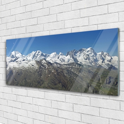 Glasbild aus Plexiglas® Gebirge Landschaft