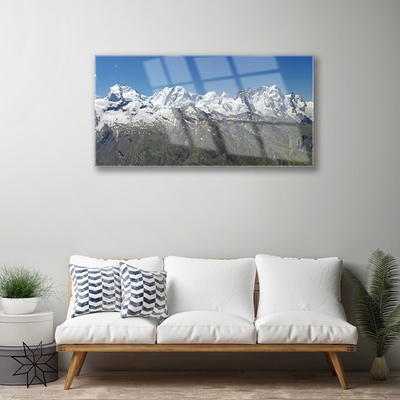 Glasbild aus Plexiglas® Gebirge Landschaft