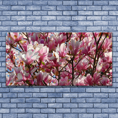 Glasbild aus Plexiglas® Zweige Blumen Pflanzen